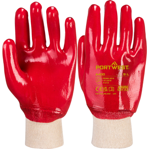 WORKWEAR, SAFETY & CORPORATE CLOTHING SPECIALISTS PVC Knitwrist