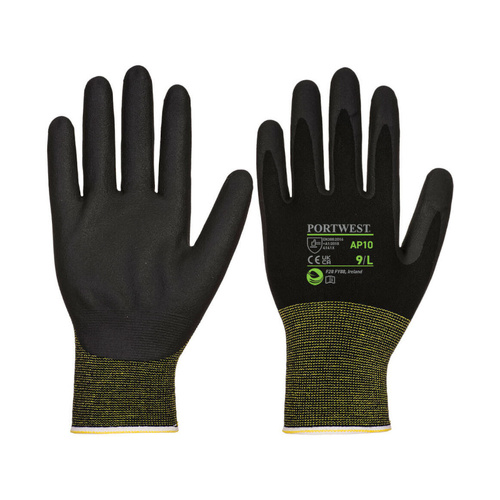WORKWEAR, SAFETY & CORPORATE CLOTHING SPECIALISTS DISCONTINUED - AP10 - NPR15 Foam Nitrile Bamboo Glove