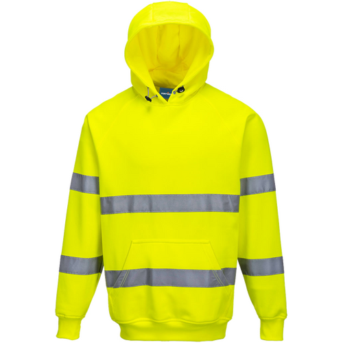 WORKWEAR, SAFETY & CORPORATE CLOTHING SPECIALISTS - Brush Fleece Hoodie With Tape