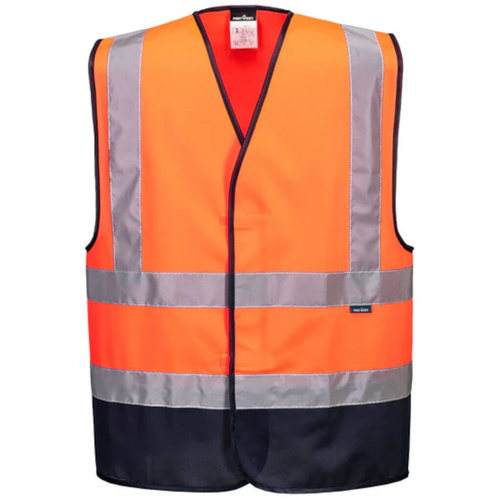 WORKWEAR, SAFETY & CORPORATE CLOTHING SPECIALISTS Hi-Vis Class D/N Contrast Vest