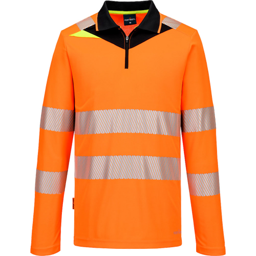 WORKWEAR, SAFETY & CORPORATE CLOTHING SPECIALISTS - DX4 Hi-Vis Polo Shirt L/S