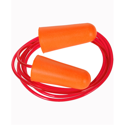 WORKWEAR, SAFETY & CORPORATE CLOTHING SPECIALISTS - Corded PU Foam Ear Plug (200 Pairs)