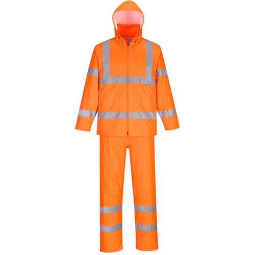 WORKWEAR, SAFETY & CORPORATE CLOTHING SPECIALISTS Hi-Vis Packaway Rainsuit
