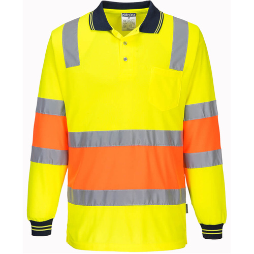 WORKWEAR, SAFETY & CORPORATE CLOTHING SPECIALISTS Two-Toned Biomotion Polo Shirt