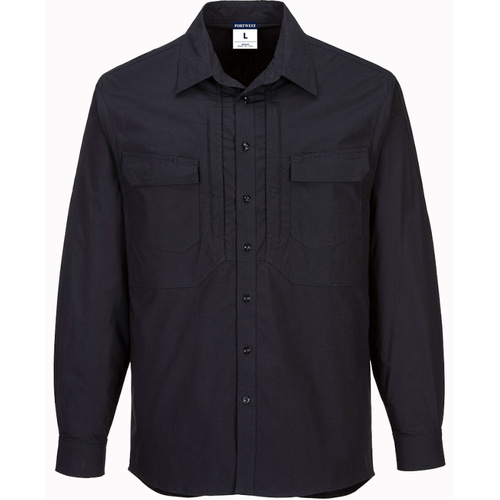 WORKWEAR, SAFETY & CORPORATE CLOTHING SPECIALISTS Utility Stretch Long Sleeve Shirt