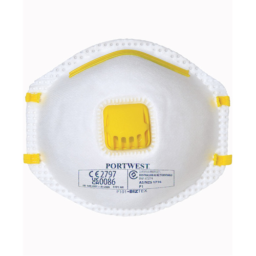 WORKWEAR, SAFETY & CORPORATE CLOTHING SPECIALISTS - FFP1 VALVED DUST MIST RESPIRATOR