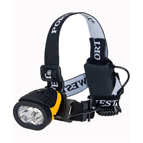 WORKWEAR, SAFETY & CORPORATE CLOTHING SPECIALISTS - PORTWEST DUAL POWER HEAD LIGHT