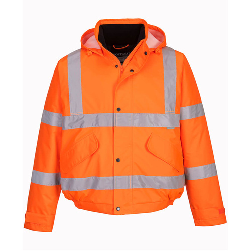 WORKWEAR, SAFETY & CORPORATE CLOTHING SPECIALISTS HI-VIS BOMBER JACKET