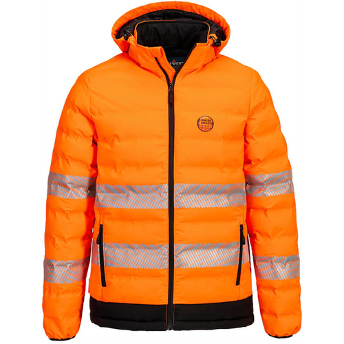 WORKWEAR, SAFETY & CORPORATE CLOTHING SPECIALISTS - Hi-Vis Ultrasonic Heated Tunnel Jacket