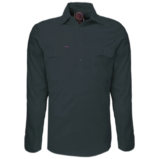 WORKWEAR, SAFETY & CORPORATE CLOTHING SPECIALISTS - Closed Front Shirt - Long Sleeve