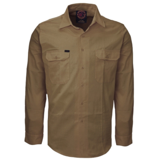 WORKWEAR, SAFETY & CORPORATE CLOTHING SPECIALISTS - Open Front Vented Shirt - Long Sleeve