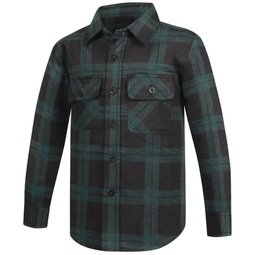 WORKWEAR, SAFETY & CORPORATE CLOTHING SPECIALISTS Flannelette Shirt Children's Open Front