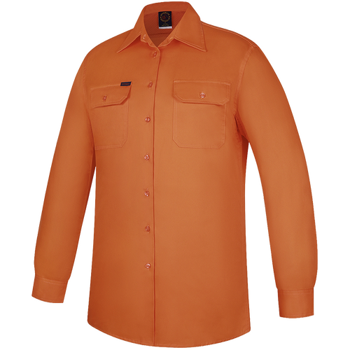 WORKWEAR, SAFETY & CORPORATE CLOTHING SPECIALISTS - Women's Vented Open Front L/W Shirt