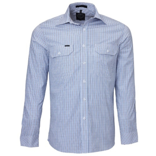 WORKWEAR, SAFETY & CORPORATE CLOTHING SPECIALISTS - Pilbara Men's Long Sleeve Shirt - Double Pockets