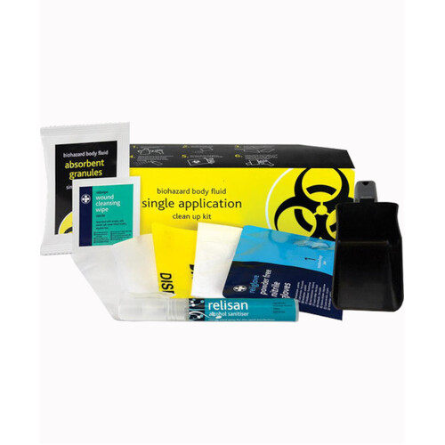 WORKWEAR, SAFETY & CORPORATE CLOTHING SPECIALISTS Body Fluid Single Use Pack, Cardboard Case