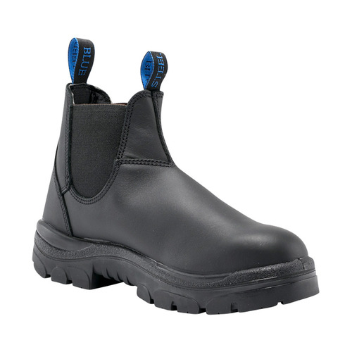 WORKWEAR, SAFETY & CORPORATE CLOTHING SPECIALISTS HOBART - Non Safety TPU - Elastic Sided Boot-Black-6.5