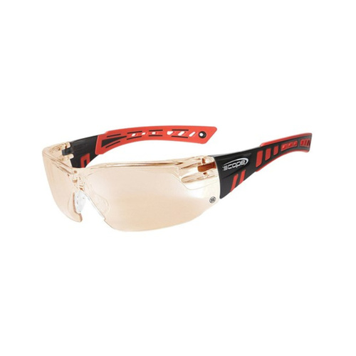 WORKWEAR, SAFETY & CORPORATE CLOTHING SPECIALISTS - Speed Red/Black Frame AF/AS Eclipse Lens (MOQ 10)