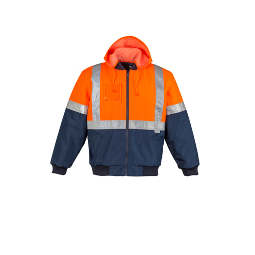 WORKWEAR, SAFETY & CORPORATE CLOTHING SPECIALISTS Mens Hi Vis Quilted Flying Jacket