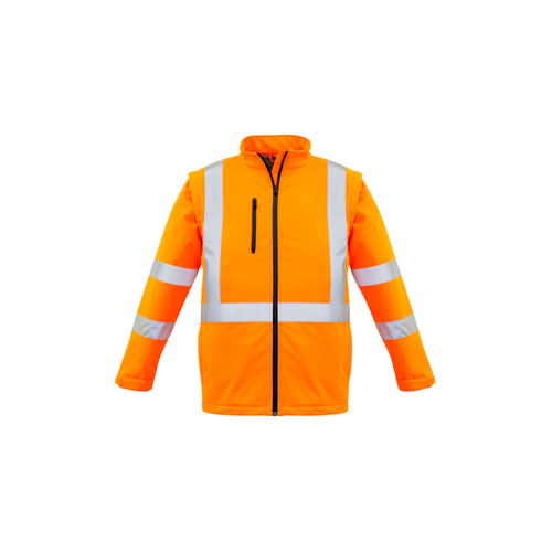WORKWEAR, SAFETY & CORPORATE CLOTHING SPECIALISTS Unisex Hi Vis 2 in 1 X Back Soft Shell Jacket