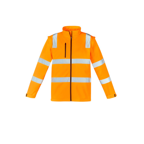 WORKWEAR, SAFETY & CORPORATE CLOTHING SPECIALISTS Unisex Hi Vis Vic Rail 2 in 1 Softshell Jacket