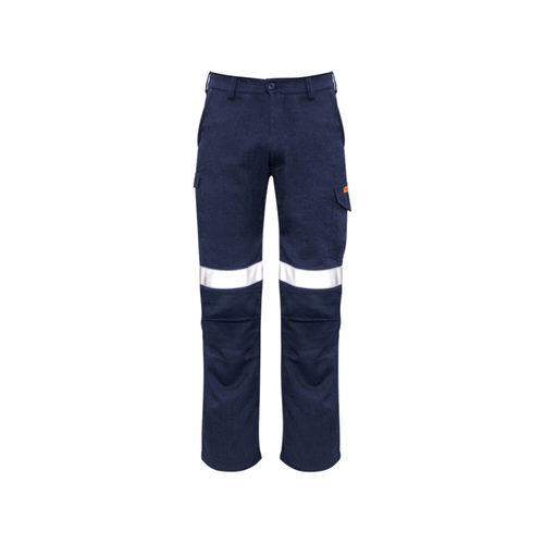 WORKWEAR, SAFETY & CORPORATE CLOTHING SPECIALISTS - Mens Orange Flame Taped Cargo Pant (Regular)