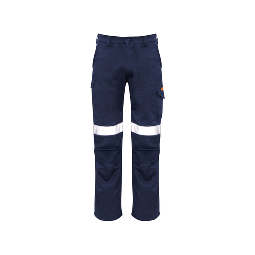 WORKWEAR, SAFETY & CORPORATE CLOTHING SPECIALISTS - Mens Orange Flame Taped Cargo Pant (Stout)