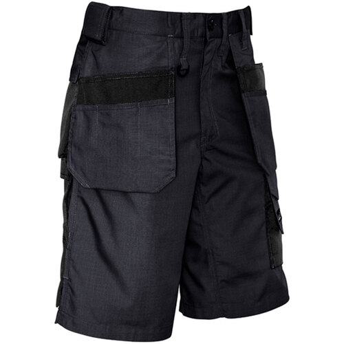WORKWEAR, SAFETY & CORPORATE CLOTHING SPECIALISTS - Mens Ultralite Multi-Pocket Short