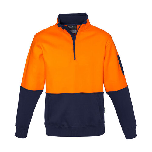 WORKWEAR, SAFETY & CORPORATE CLOTHING SPECIALISTS - Unisex Hi Vis 1/2 Zip Pullover