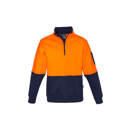 WORKWEAR, SAFETY & CORPORATE CLOTHING SPECIALISTS Unisex Hi Vis 1/2 Zip Pullover
