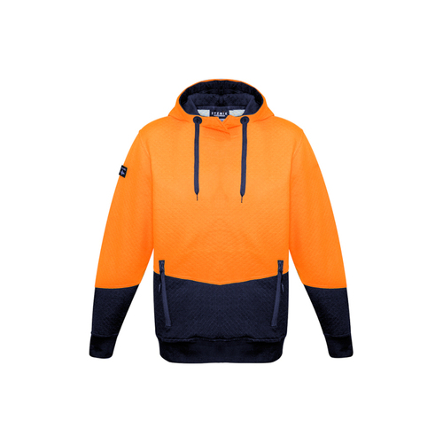 WORKWEAR, SAFETY & CORPORATE CLOTHING SPECIALISTS Unisex Hi Vis Textured Jacquard Hoodie