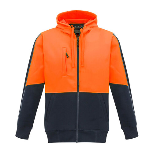 WORKWEAR, SAFETY & CORPORATE CLOTHING SPECIALISTS - Unisex Hi Vis Full Zip Hoodie