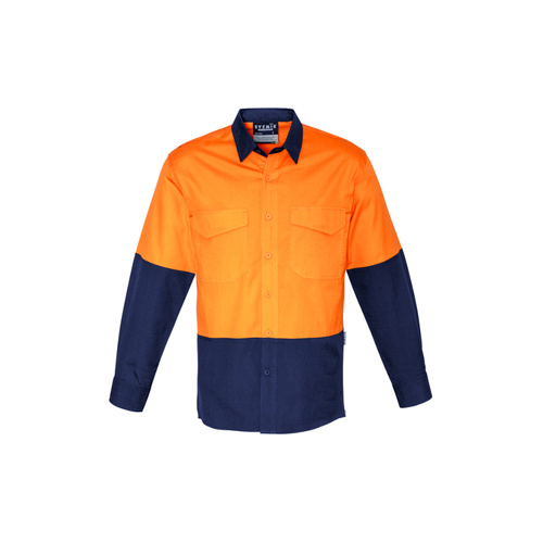 WORKWEAR, SAFETY & CORPORATE CLOTHING SPECIALISTS - Mens Rugged Cooling Hi Vis Spliced L/S Shirt