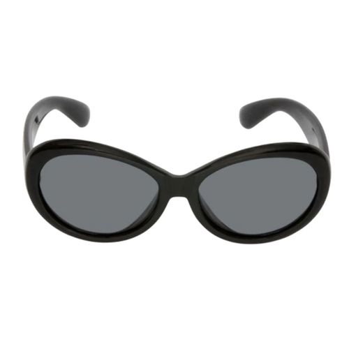 WORKWEAR, SAFETY & CORPORATE CLOTHING SPECIALISTS PKM577 BL.SM - Shiny Black Frame, Smoke polarised lens - Junior