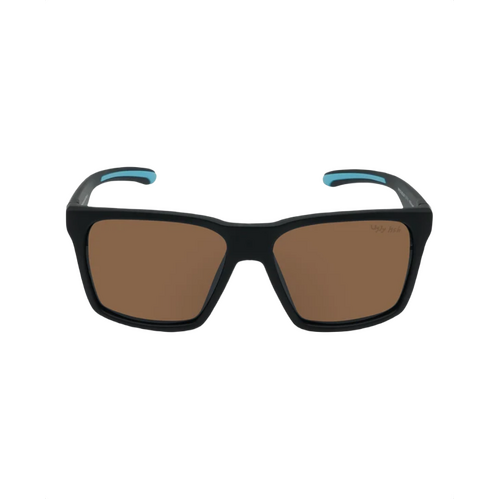 WORKWEAR, SAFETY & CORPORATE CLOTHING SPECIALISTS PRF357 Polarised Floating Sunglasses- Matt Black Frame, Brown Polarised Lens