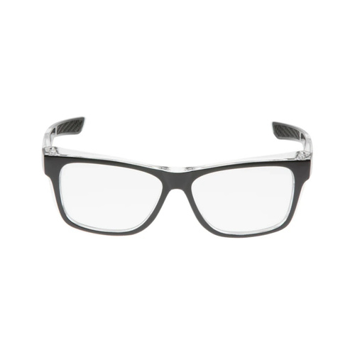 WORKWEAR, SAFETY & CORPORATE CLOTHING SPECIALISTS - SPARKIE - Matt Black / Clear Safety Glasses