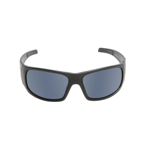 WORKWEAR, SAFETY & CORPORATE CLOTHING SPECIALISTS Ugly Fish - Tradie polarised safety glasses - Matt Black frame/smoke lens