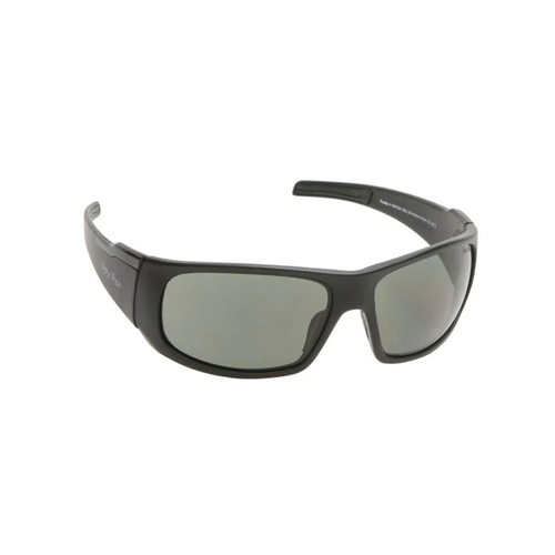 WORKWEAR, SAFETY & CORPORATE CLOTHING SPECIALISTS TRADIE - Matt Black Frame, Smoke Polarized Lens - Safety Sunglass