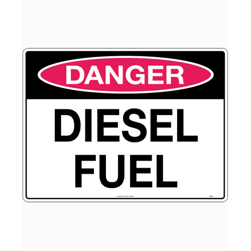 WORKWEAR, SAFETY & CORPORATE CLOTHING SPECIALISTS 600x400mm - Class 1 - Metal - Danger Diesel Fuel