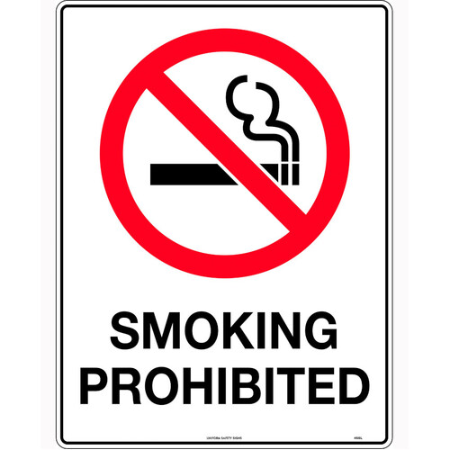 WORKWEAR, SAFETY & CORPORATE CLOTHING SPECIALISTS 300x225mm - Metal - Smoking Prohibited