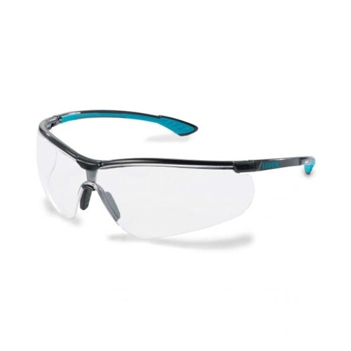 WORKWEAR, SAFETY & CORPORATE CLOTHING SPECIALISTS - sportstyle black/blue, Clear HC3000 lens