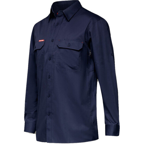 WORKWEAR, SAFETY & CORPORATE CLOTHING SPECIALISTS - Core - Mens L/S L/weight Ventilated Shirt