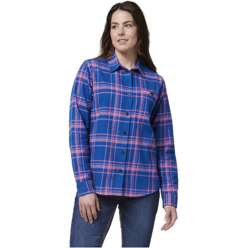WORKWEAR, SAFETY & CORPORATE CLOTHING SPECIALISTS WOMENS CHECK FLANNIE