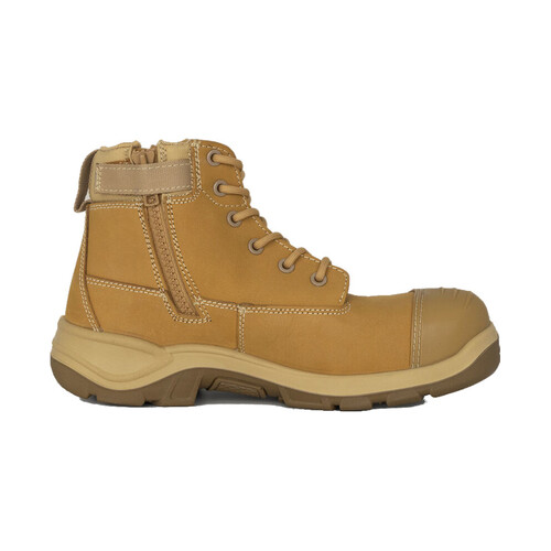 WORKWEAR, SAFETY & CORPORATE CLOTHING SPECIALISTS TOUGHMAXX - 6in Zip Boot - Wheat
