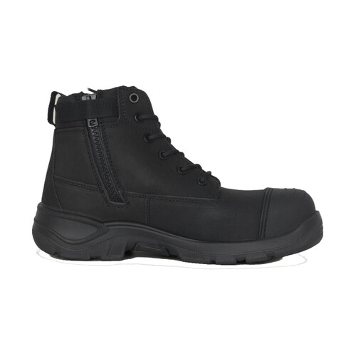 WORKWEAR, SAFETY & CORPORATE CLOTHING SPECIALISTS TOUGHMAXX - 6in Zip Boot - Black