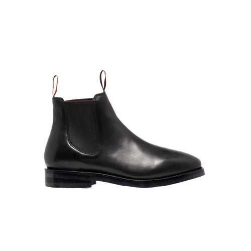 WORKWEAR, SAFETY & CORPORATE CLOTHING SPECIALISTS Mustang Signature Pull-Up Leather Boot - Black