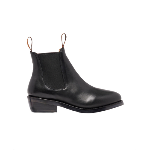 WORKWEAR, SAFETY & CORPORATE CLOTHING SPECIALISTS Women's Mustang Sig. Pull-Up Leather Boot - Black
