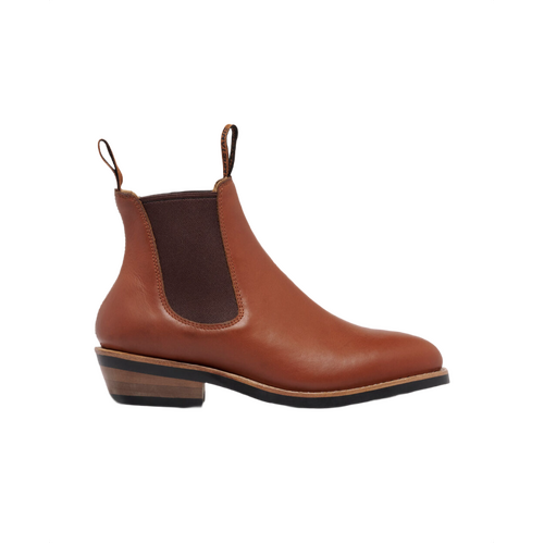 WORKWEAR, SAFETY & CORPORATE CLOTHING SPECIALISTS - Women's Mustang Sig. Pull-Up Leather Boot - Tan